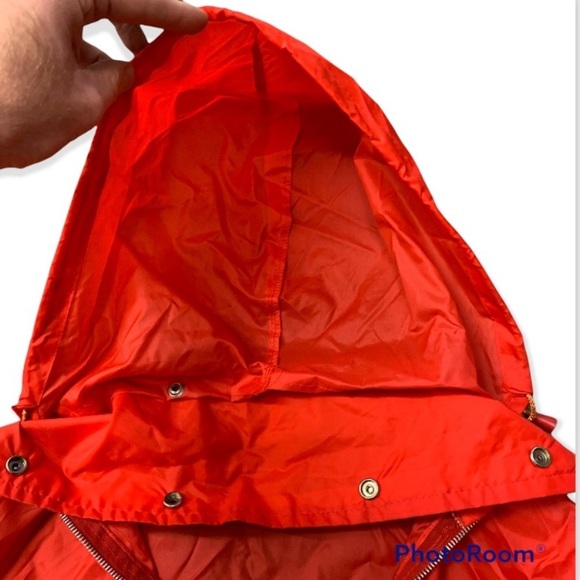 Vintage Single Stitch Men's Red Nylon Windbreaker Jacket by AMEREX Sport-Series - Picture 7 of 15